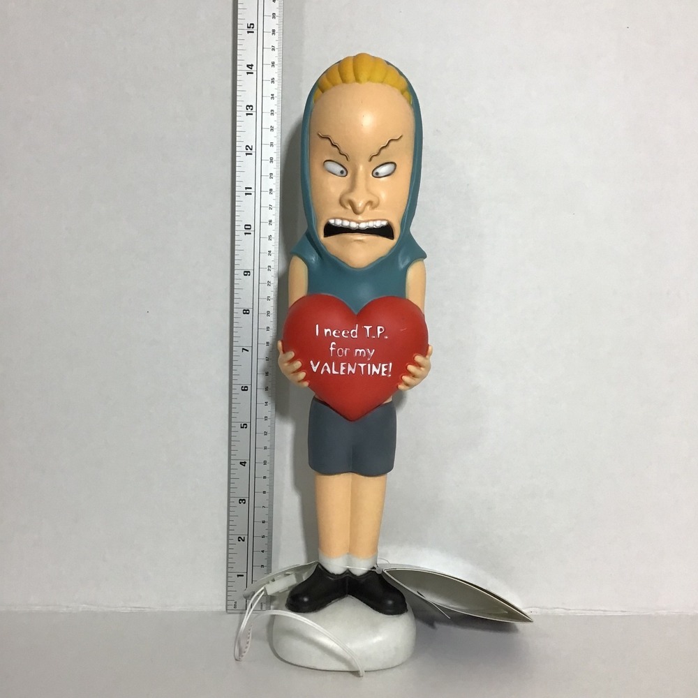2026 Gemmy Beavis & Butthead Valentines Day Blow‎ Mold Figure Beavis 14"